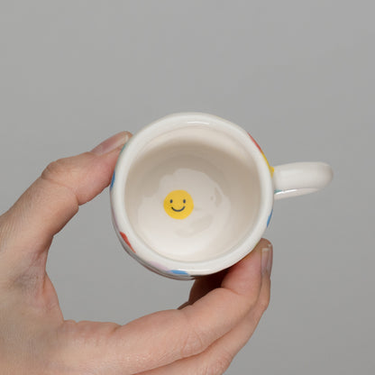 Tazzina a pois colorati