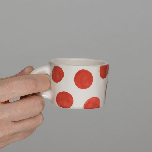 Tazzina a pois rossi
